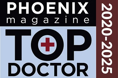 Phoenix Magazine Top Doctor 2020-2025 Badge